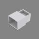 Ring Packaging White Jewelry Box With Drawers Grey / Black Velvet Lining