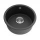 household round bowl under mount composite granite kitchen sink