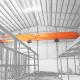 20 Tons LDA Yellow Electric Single Girder Overhead Crane Hoist Beam