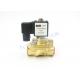 321H35 Parker Pneumatic Solenoid Valve 2 Way 24VDC Brass Normally Closed  1/2 General Purpose