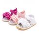New designed Lace flower soft-sole 0-2 years girl infant prewalker baby sandals