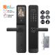 Glomarket Tuya Wifi Smart Lock Aluminum Wooden Door Face Recognition Palmprint Biometric Fingerprint Digital Smart Lock