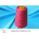 Red 100 Spun Polyester Sewing Thread Anti - Bacteria For Embroidery / Weaving