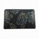 Clutch Bag, 4mm Metal Mesh, World Map Printing, OEM Orders are Welcome