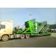 80TPH Mobile Hot Mix Plant 270kw Power With Bag House Filter For Road Construction
