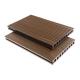 Wood Fiber Walnut Outdoor Composite Decking Boards 225x30mm Non Toxic