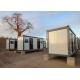 Flat Roof Leisure Modern Container House With Internal Water Draining Design