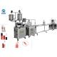 Semi - automatic Lip Oil Filling Machine with Mixing Tank , Linear Type