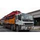 Yellow Reliability Concrete Pump Truck With Hydraulic System ISUZU 6x4 Chassis
