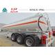 40M3 3 Axle 6 Compartment Q345B Carbon Steel Fuel Tanker Trailer