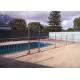 42 Microns Non Permanent Pool Fence , Zinc Coated Temporary Pool Barrier