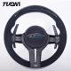 Round Shape Carbon Fiber Steering Wheel For Sporty Standard Size F10 F30 M1 M2 M3 Bmw