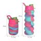 Multi Colors Sports Silicone Drinking Bottle Foldable Customized 500ml
