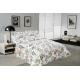Big Cockscomb Flower Quilted Bed Covers , Full Size Bed Quilt Sets With ISO9001 Certification