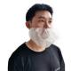Disposable White Beard Cover 18'' For Personal Care