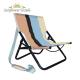 44.5*48*55.5CM Oxford Cloth Sea Low Beach Chair With Stripe Low Folding Beach Chairs