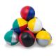 PVC Soft Stuffed Leather Juggling Ball Colorful Sports Training
