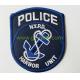 Different Shapes Iron on Embroidery Police Patches for clothing accessories