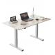 Metal Standing Game Computer Desk with Customizable Rock Plate and Electric Lift