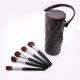 Glitter Handle 5pcs Goat Hair Makeup Brushes For Foundation And Concealer