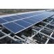 Galvanized Solar Panel Mounting Structure , Aluminium Solar Mounting Structure
