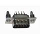 High Current D SUB Connector Right Angle Double Row Waterproof 500V AC