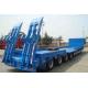 High Quality Heavy Haul Trailers 100 to 150 ton 4 lines 8 axles lowboy trailer with2 line4 axle Dolly