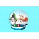 King Inflatable Advertising 3m Merry Christmas Snow Globe Balloon
