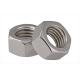 Carbon Steel Finished Hex Nut , Heavy Hex Jam Nut Rough Surfaces Used