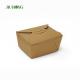 ODM Disposable Biodegradable Paper Food Take Out Containers Anti Water