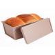 RK Bakeware China Foodservice NSF Gold Nonstick Aluminum Loaf Pans Corrugated Loaf Pan Bread Tin Loaf Bread Pan