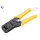 Yellow Black 2 In 1 Network Crimping Tool Stainless Steel