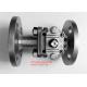 PN16 Hand Operated Two Way Ball Valve 2 Locking Flange Type For Water