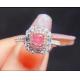 18K Pink Lab Diamond Jewelry Engagement Ring 2CT Lab Grown Diamond Radiant Cut