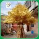 UVG GRE042 gold banyan leaves outdoor artificial trees for festival landscaping