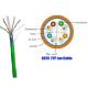 24AWG Cat5e Cat6 Ethernet Cable 4 Pairs Bare Copper Conduction Firepfoof PE Jacket