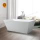 Innovative Ecofriendly Artificial Stone Bathtub White Freestanding Tub