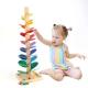 Montessori Educational Toy Blocks Wooden Music Tree with Marble Ball Run Track Game Baby Kids Children Intelligence Wood