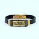 Factory Direct Stainless Steel High Quality Silicone Bracelet Bangle LBI20