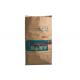 Custom Printing 20KG Pasted Open Mouth Paper Sack With Pinch Bottom