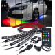 6pcs 12V strip light Underglow Kit for Car, RGB-IC Under Car Lights with Dream Color Dancing Chasing and 213 Scene Modes