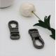 Manufacturing gunmetal color zinc alloy metal 13.7 mm snap hook hk with high plating