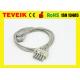 Teveik Factory CE&ISO Medical HP M1635A 5 Leads ECG Leadwire Cable For Patient Monitor
