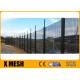 Easily Assembled 0.6m Clear View Fencing Anti Theft No Climb Powder Coated High Security