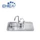 Carton Pallet Commercial Stainless Steel Sink Double Bowl Press Kitchen Sink For Hotel