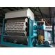 Carton Press Egg Plate Making Machine 10 Cells Recyclable Large Output