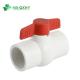 UV Protection 1 1/2 prime prime PVC DIN Socket Plastic Ball Valve for Water Treatment