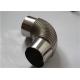 Customized Stainless Steel Pipe Accessories , Steel Weld Elbows DIN Standard