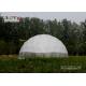 Dia 30m Transparent PVC Geodesic Dome Tents Steel Frame For Outdoor Exhibition