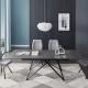 Extendable Luxury Modern Dining Table Set Marble Multipurpose